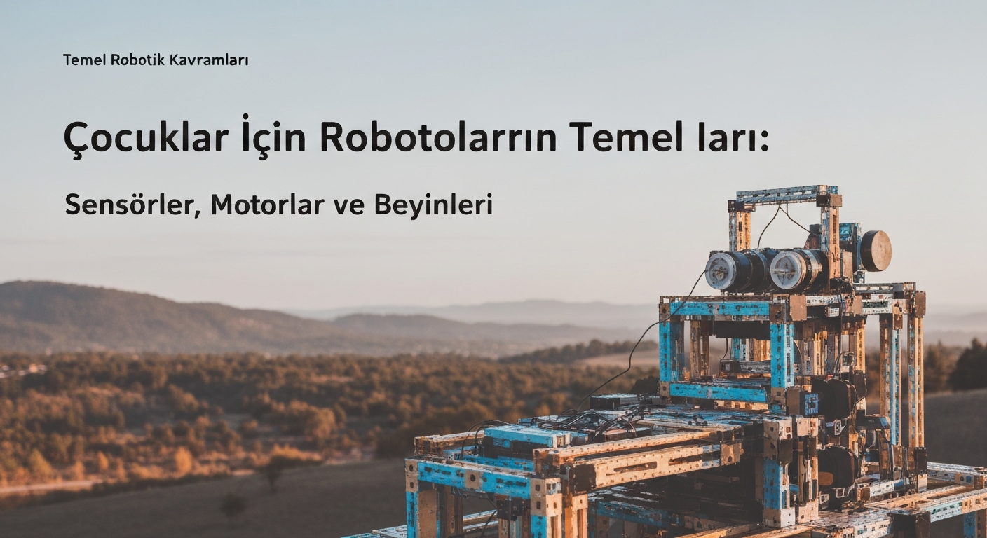 Çocuklar İçin Robotların Temel Parçaları: Sensörler, Motorlar ve Beyinleri