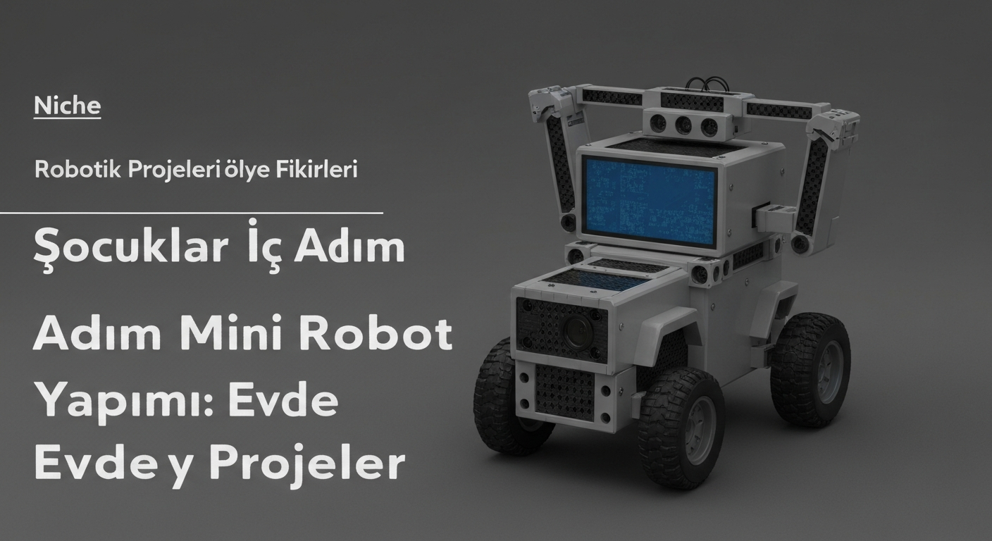 Çocuklar İçin Adım Adım Mini Robot Yapımı: Evde Kolay Projeler