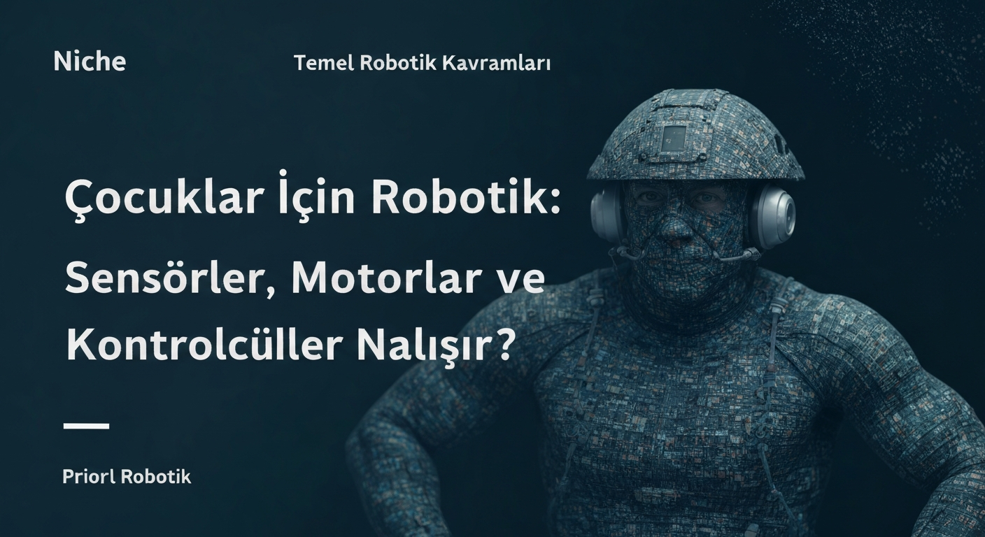 Çocuklar İçin Robotik: Sensörler, Motorlar ve Kontrolcüler Nasıl Çalışır?