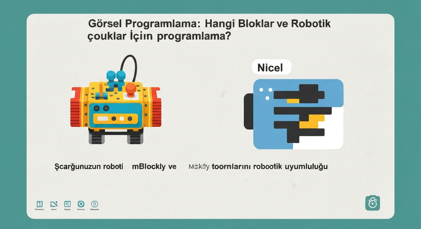 Görsel Programlama ve Robotik: Hangi Bloklar Çocuklar İçin Daha İyi?