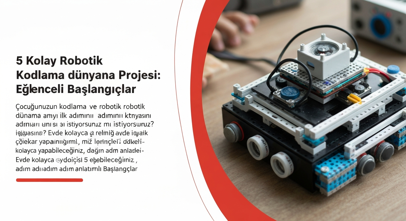5 Kolay Robotik Kodlama Projesi: Çocuklar İçin Eğlenceli Başlangıçlar