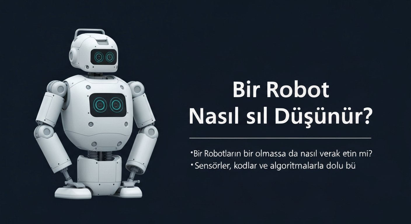 Bir Robot Nasıl Düşünür? Çocuklar İçin Basit Açıklamalar